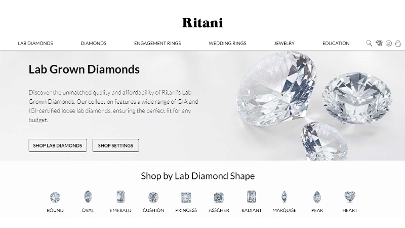 Ritani Lab Diamonds