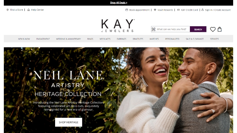 Kay Jewelers Homepage