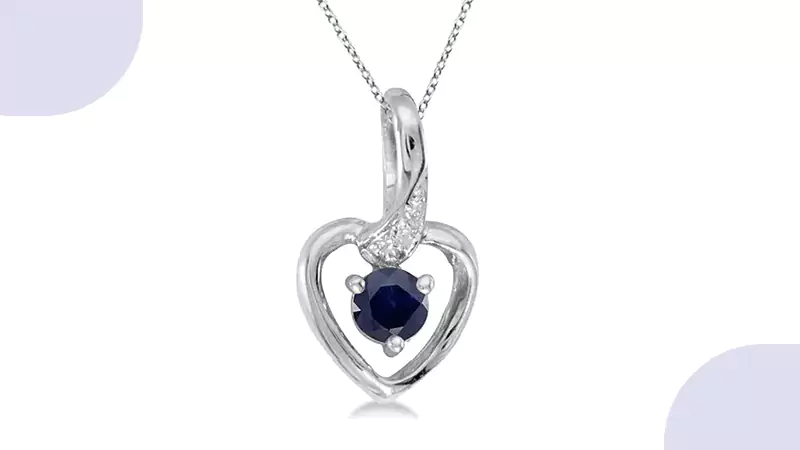 Allurez sapphire necklace - Online Jewelry Brands