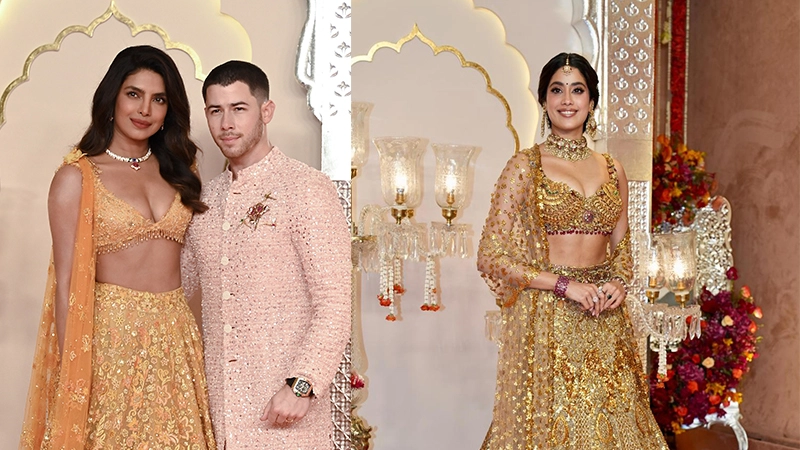 Priyanka Chopra-Nick Jonas and Jahanvi Kapoor at wedding